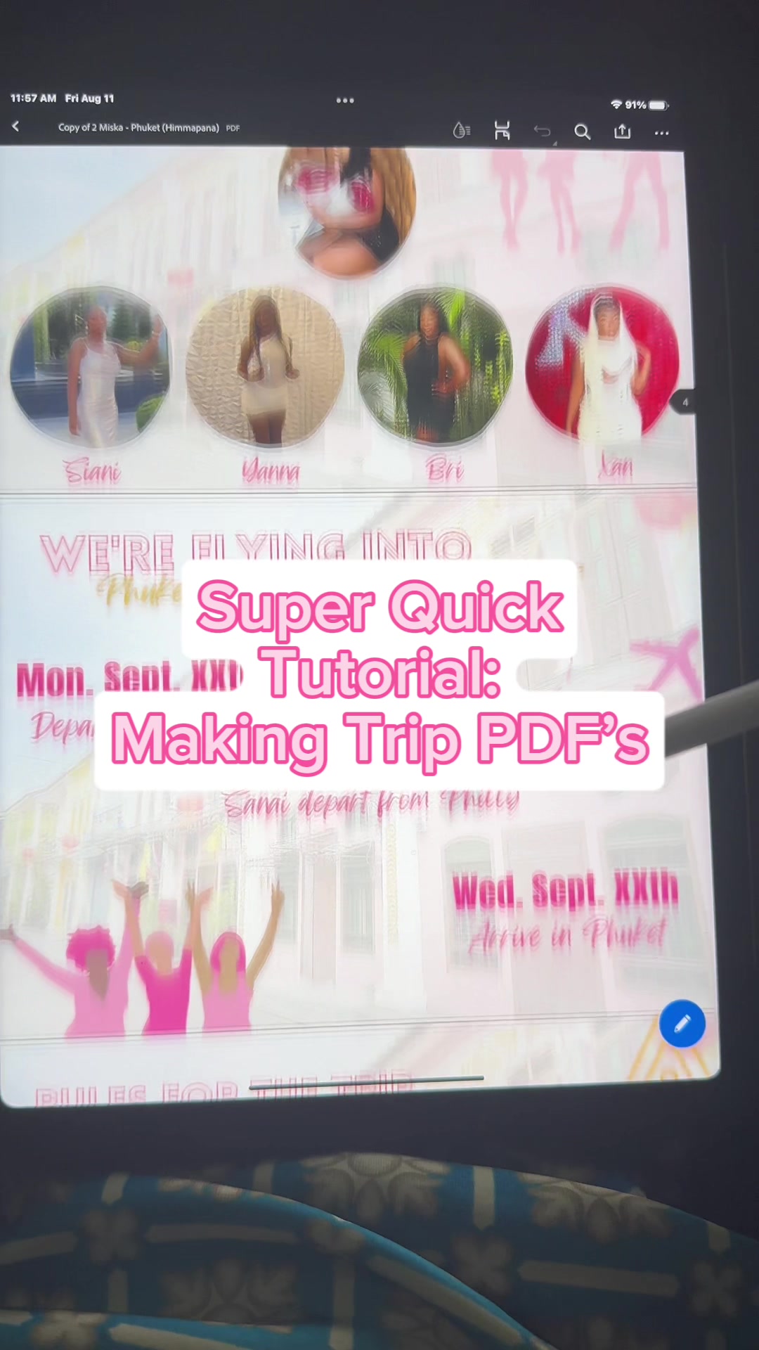 Super basic tutorial of how to start your pdf design process. #traveltiktok #canvatutorial #tripitinerary #digitaldesign #canvatips 的 TikTok 影片封面
