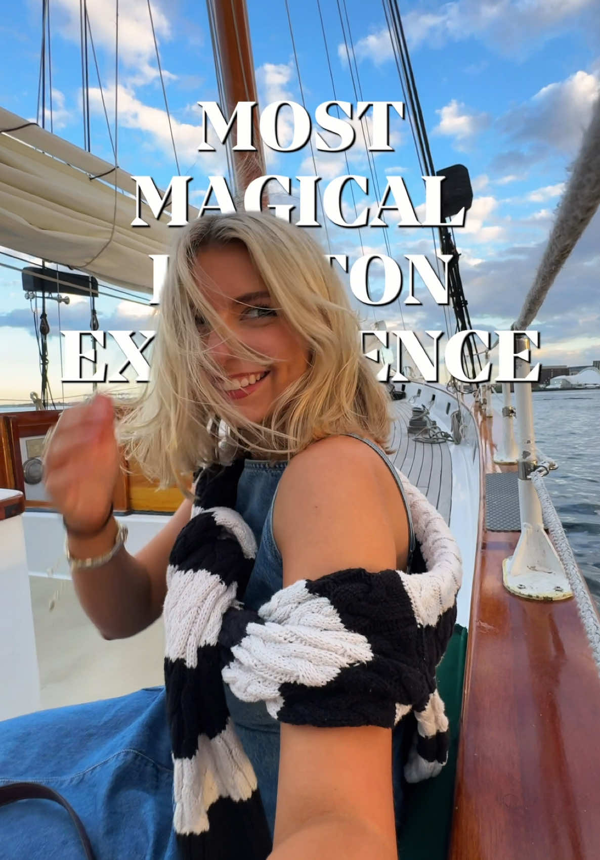 had the most unforgettable experience in Boston was with @GetYourGuide on this sunset sailboat cruise ⛵️ #gifted #getyourguide2025 #boston #getyourguide #travel #bostonthingstodo # 的 TikTok 影片封面